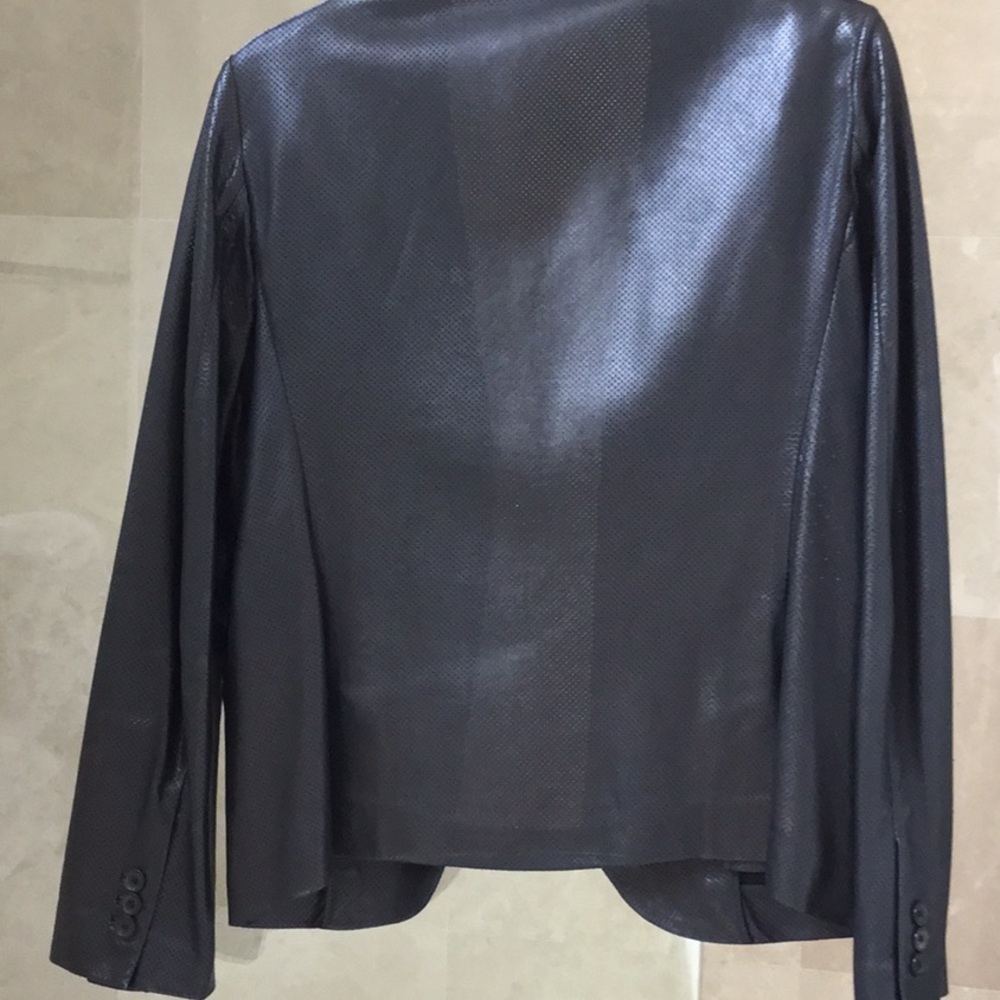 Authentic GUCCI leather lightweight blazer US10 - Picture 5 of 8